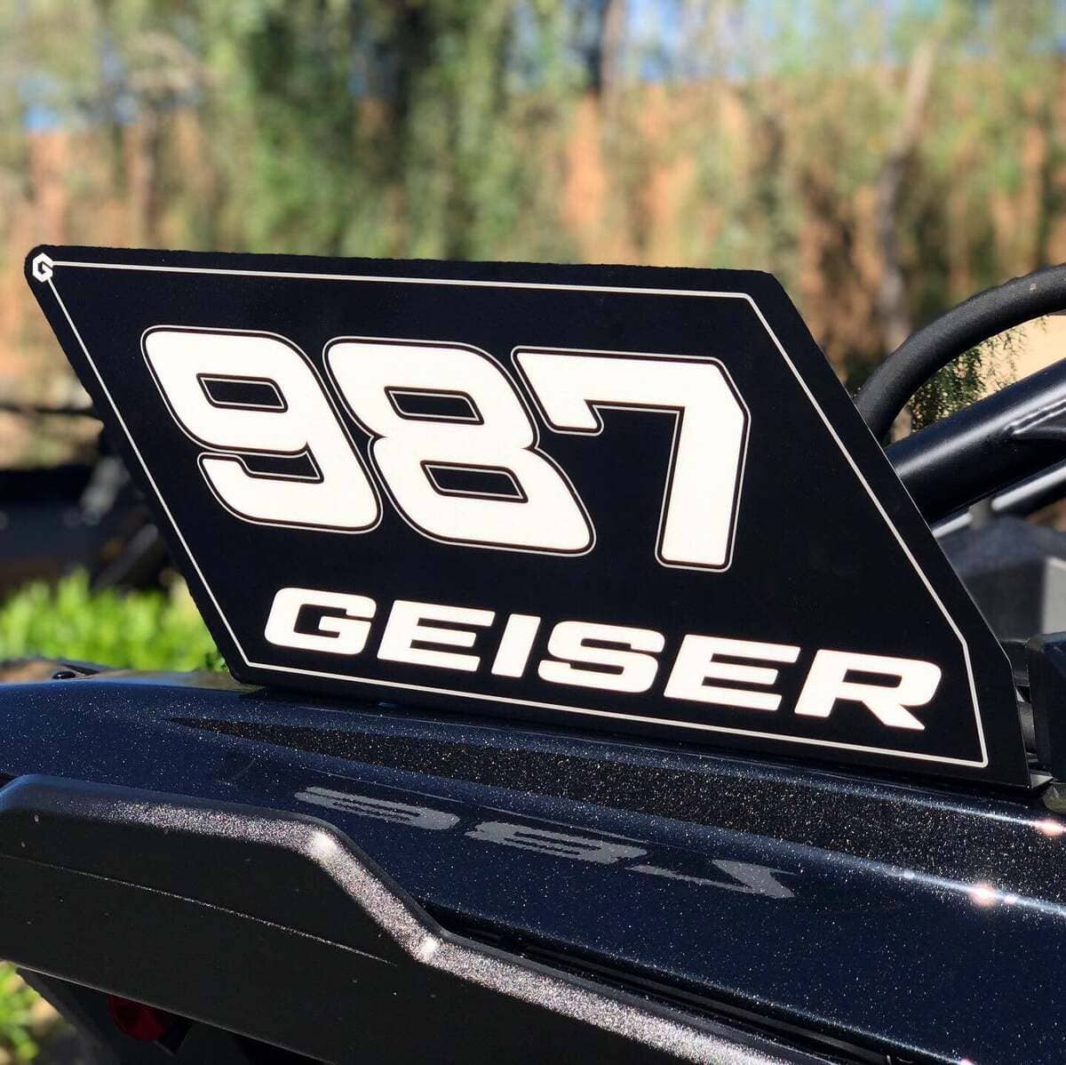 Geiser Performance Can-Am Maverick X3 Number Plates