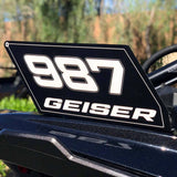 Geiser Performance Can-Am Maverick X3 Number Plates