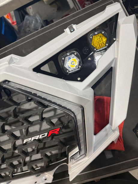 Geiser Performance Polaris RZR Pro R Baja Design S1 Headlight Mounts