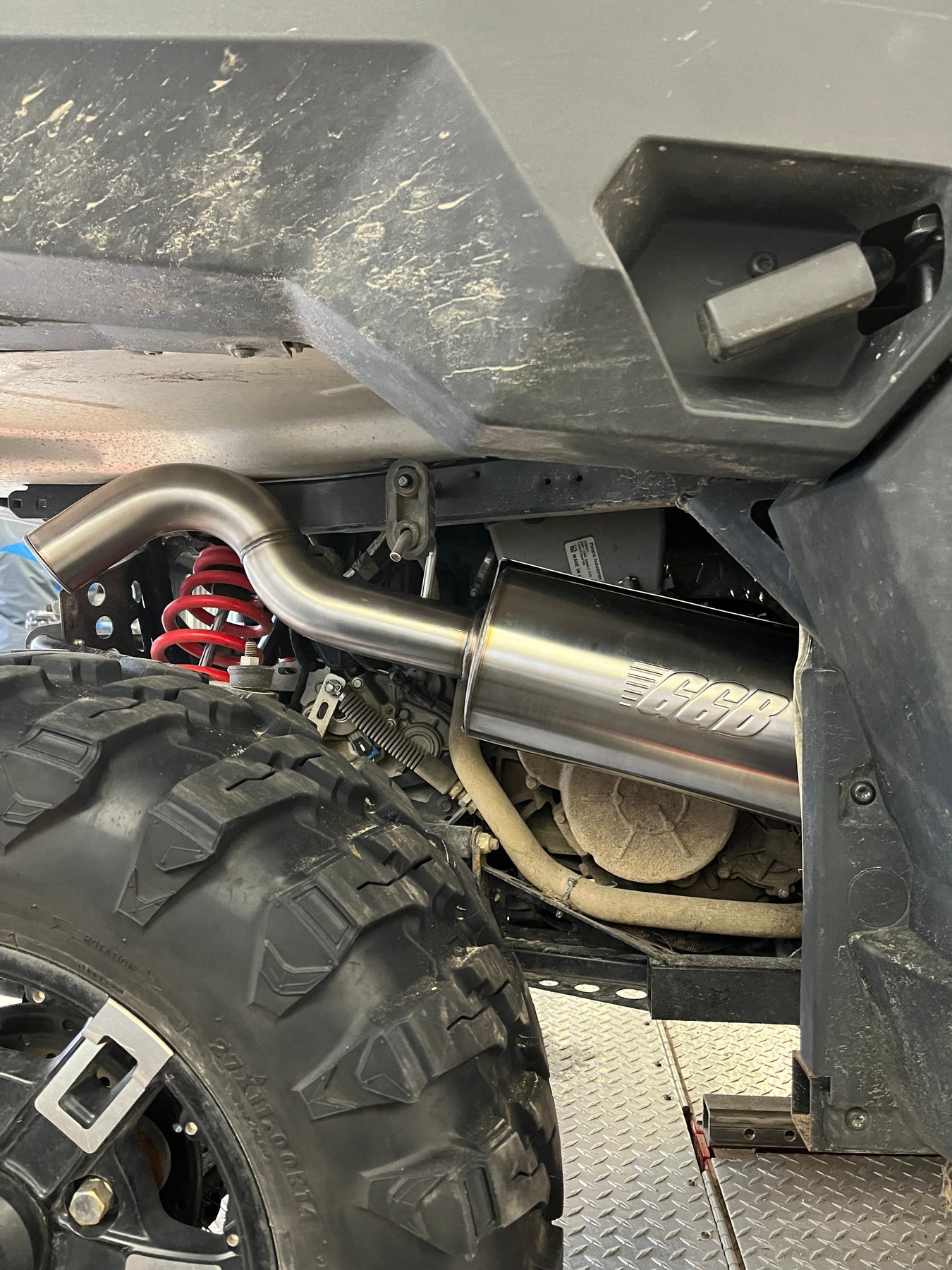 GGB '18-'22 Polaris Ranger 1000 Trail Muffler