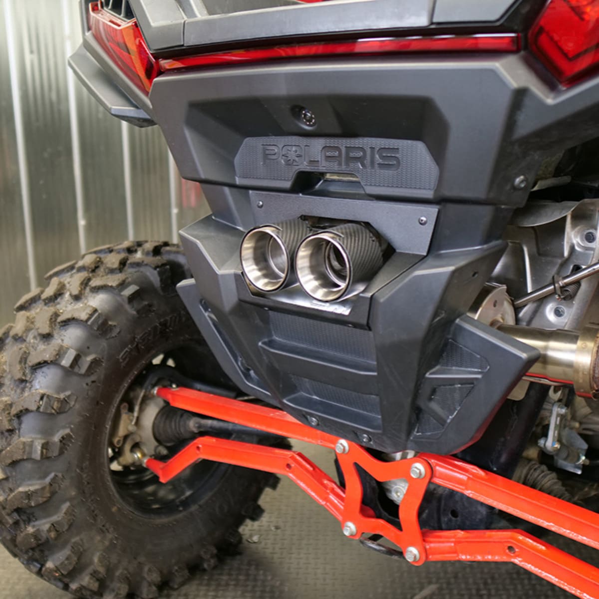 GGB Exhaust '24-'25 Polaris RZR XP 1000 Center Exit Sport Pro Dual Tip Muffler