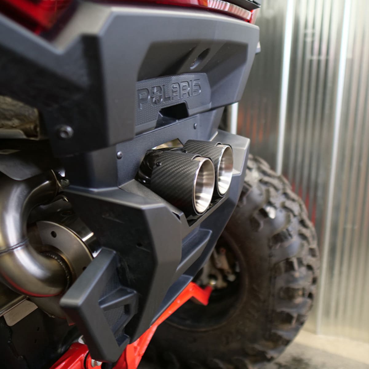GGB Exhaust '24-'25 Polaris RZR XP 1000 Center Exit Sport Pro Dual Tip Muffler