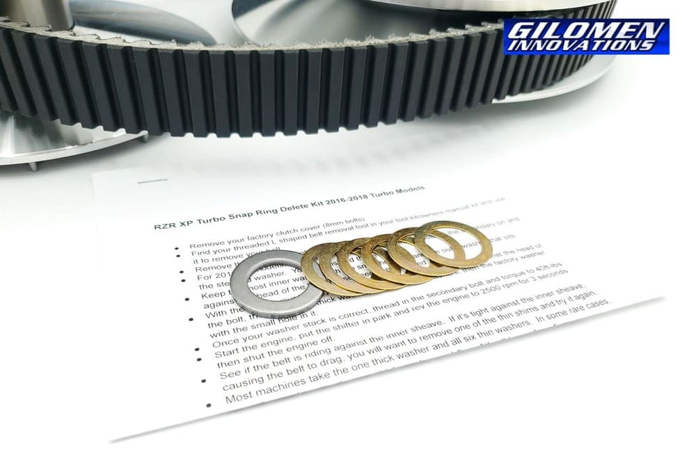 Gilomen Innovations '16-'18 Polaris RZR XP Turbo Fire Link Clutch Sytem w/ Clutch Kit