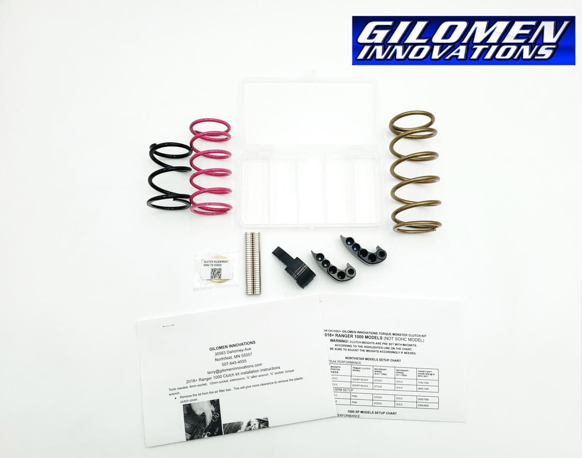 Gilomen Innovations '18+ Polaris Ranger XP 1000 Torque Monster New Body Type Clutch Kit