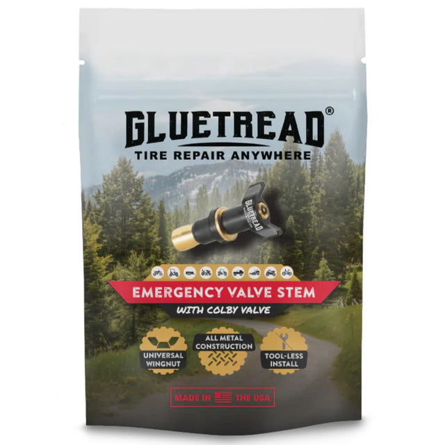 GlueTread Emergency Valve Stem Tire Repair Kit