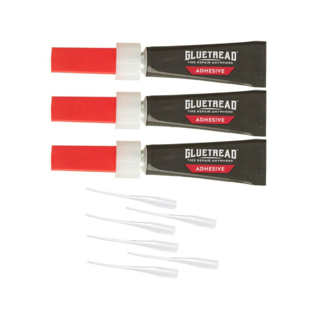 GlueTread Reliable Tire Repairs Adhesive - 3 Pack