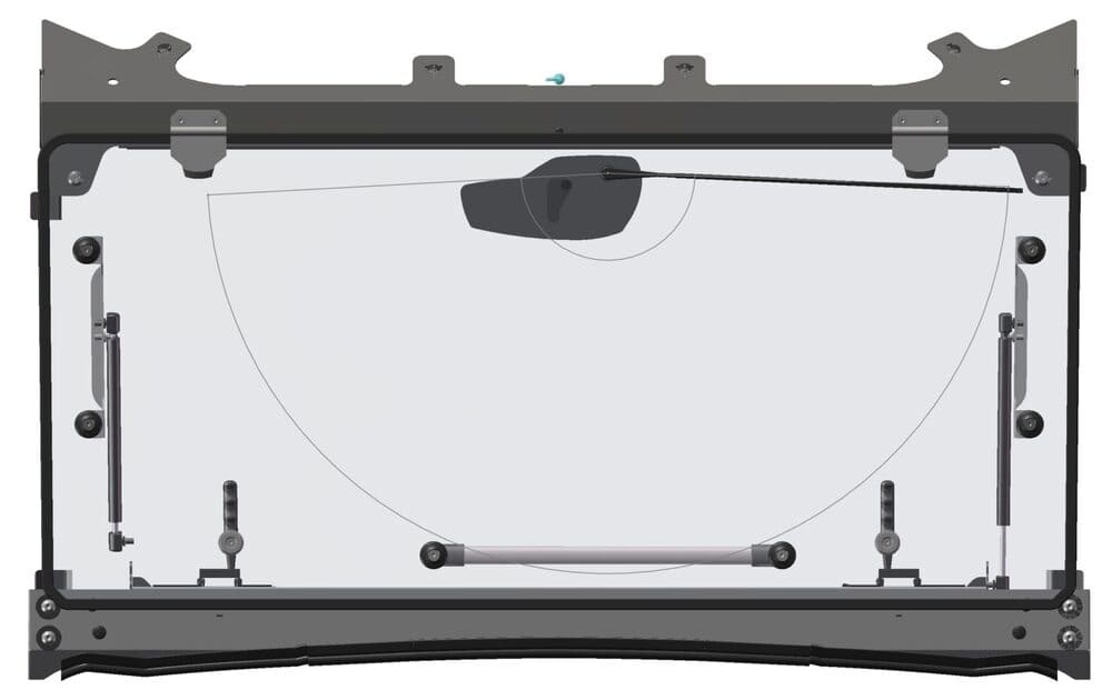 Hard Cabs Kawasaki Mule Pro FXR Wiper& Washer Kit