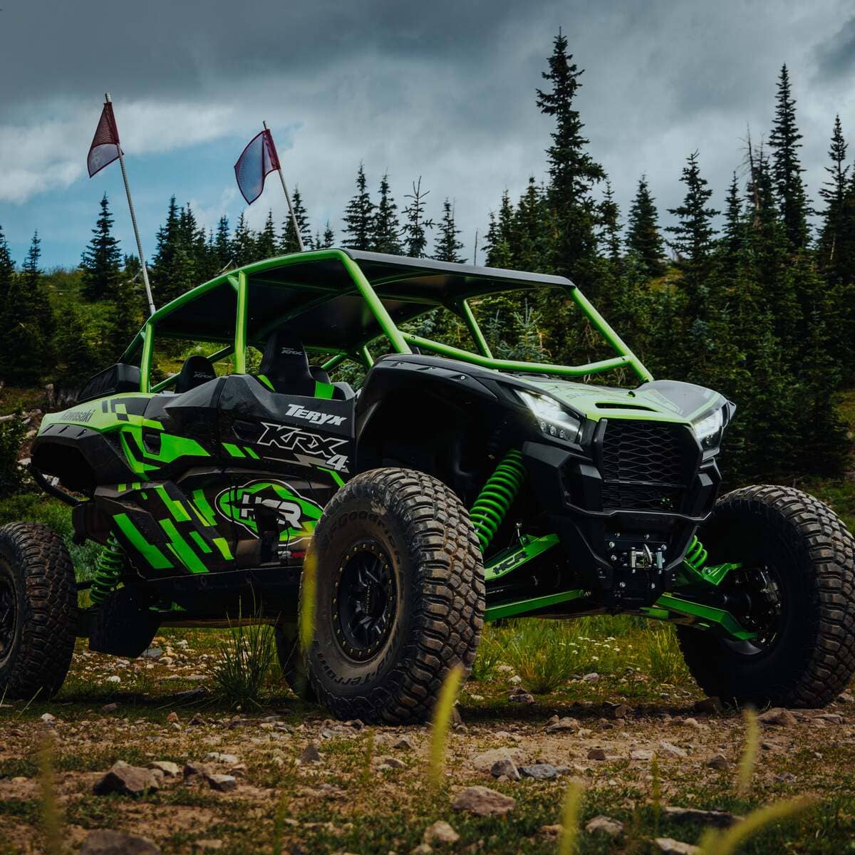 HCR Suspension Kawasaki Teryx KRX 1000 2 & 4 Seat Long-Travel Suspensi