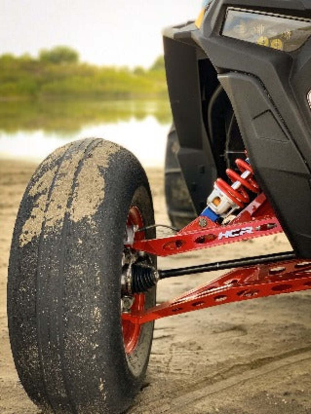 HCR Suspension Polaris RZR Turbo S HCR Racing Duner Front Arms Control