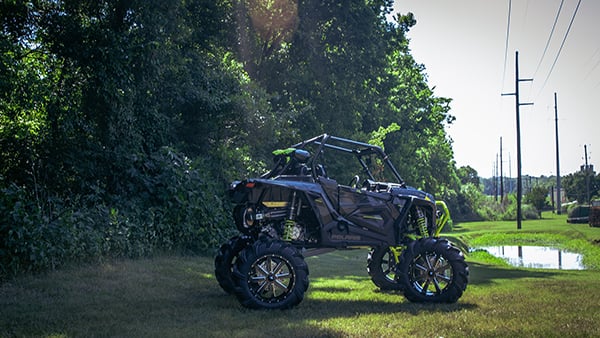 High Lifter Polaris RZR XP 1000 HLE without Trailing Arms/Turbo with DHT XL Axles Apexx 8'' Big Lift