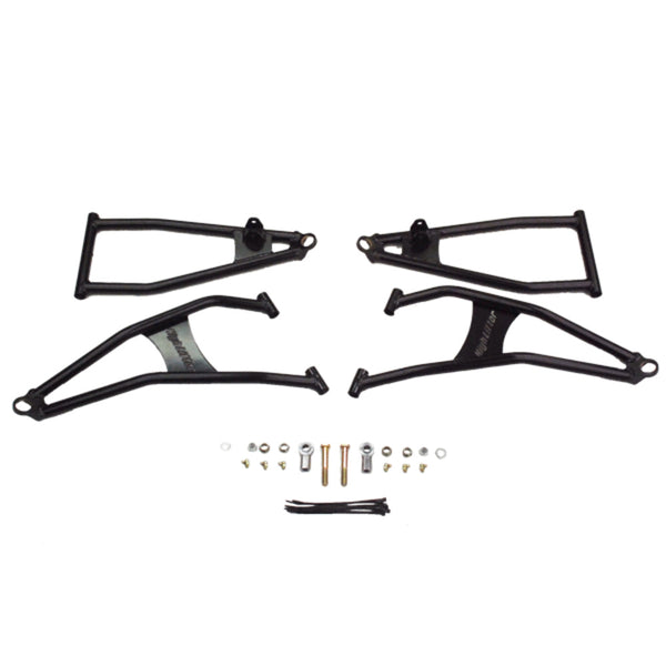 MAX CLEARANCE REAR RAKED UPPER & LOWER CONTROLS ARM SET FOR POLARIS RZR 900 S 60