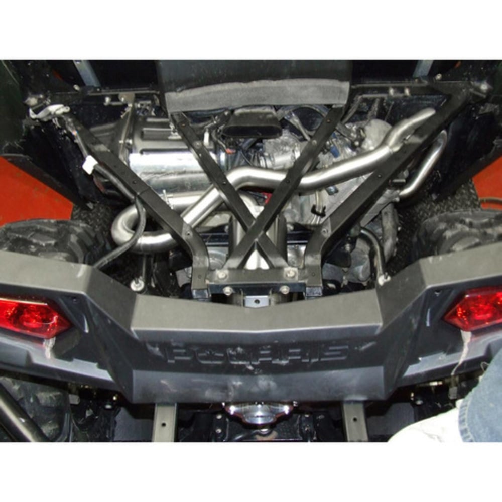 HMF '08-'10 Polaris RZR 800 Titan-XL Full Exhaust Systems - Blackout