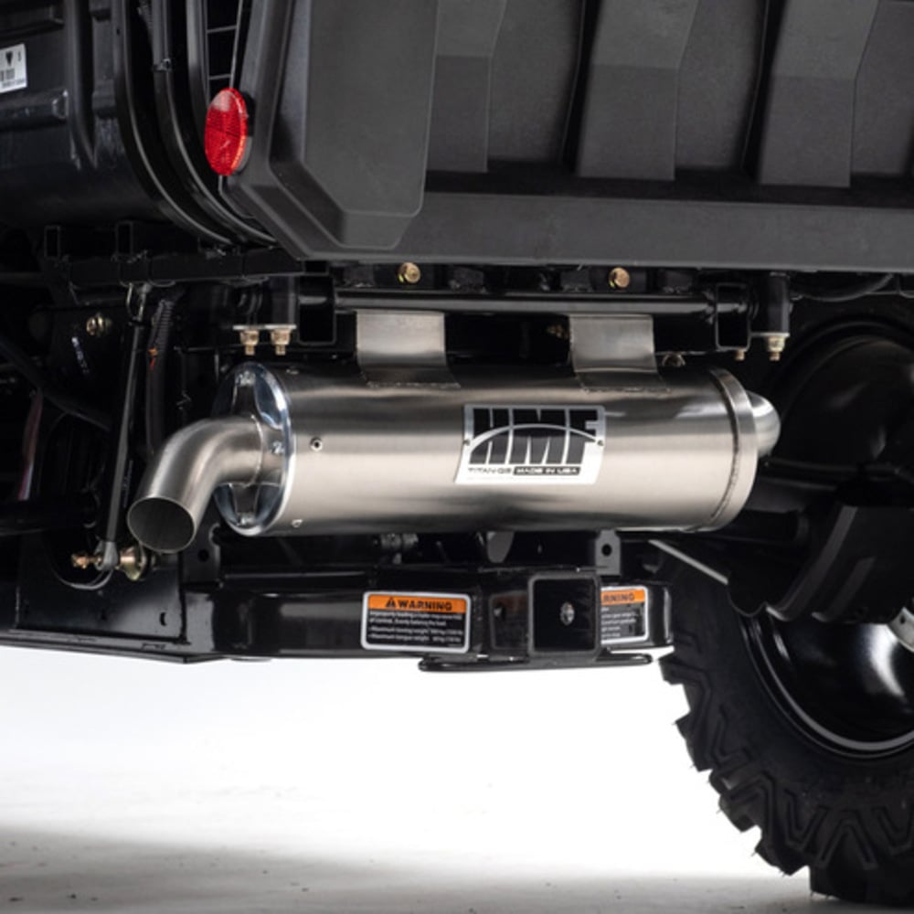 HMF '14-'20 Can-Am Commander 1000 Titan-QS Slip On Exhaust Systems - Blackout