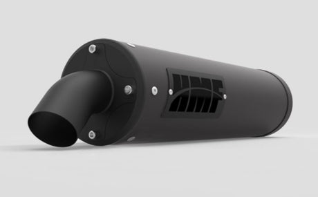 HMF '14-'22 Yamaha Viking Titan-QS Slip On Exhaust Systems - Blackout