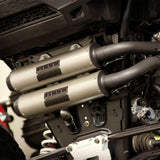 HMF '14 Polaris RZR XP 1000 Performance Dual Full Exhaust Systems - Blackout