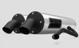 HMF '15-'20 Polaris RZR S 900 Trail/XC Titan-XL Dual Full Exhaust Systems - Blackout
