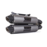 HMF '16-'21 Polaris RZR XP 4 Turbo Performance Series Dual Full (Turbo Back) Exhaust Systems - Blackout