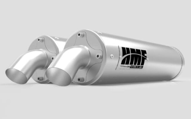 HMF '16-'21 Polaris RZR XP 4 Turbo Titan-QS Dual Slip On Exhaust Systems