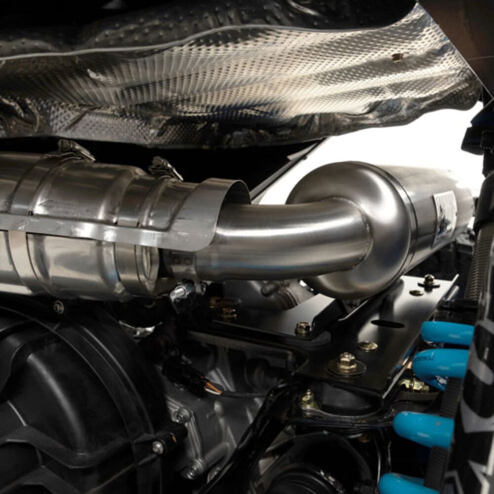 HMF '19-'22 Can-Am Maverick Sport 1000R Titan Slip On Exhaust Systems - Blackout