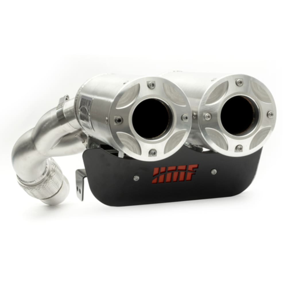 HMF Can-Am Maverick R Big Core Dual Turbo Back Exhaust Systems