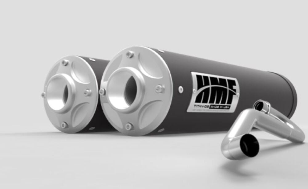 HMF Can-Am Maverick XDS Turbo Titan-QS Dull Full Exhaust Systems
