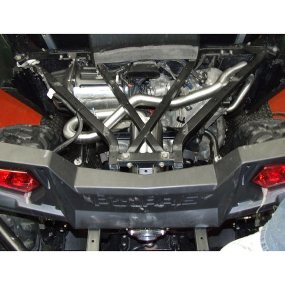 HMF Polaris RZR S 800 Titan-XL Full Exhaust Systems - Blackout