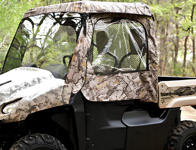 Honda '10-'13 Big Red Soft Side Camo Cab Curtains