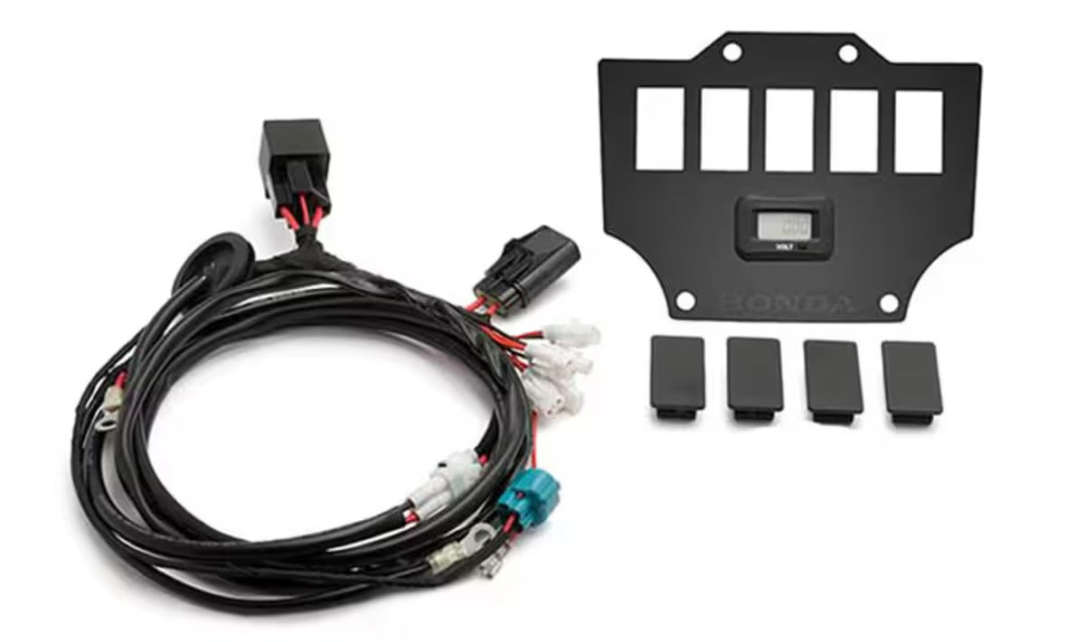 Honda '21 Talon 1000R Switch Plate with Volt Meter