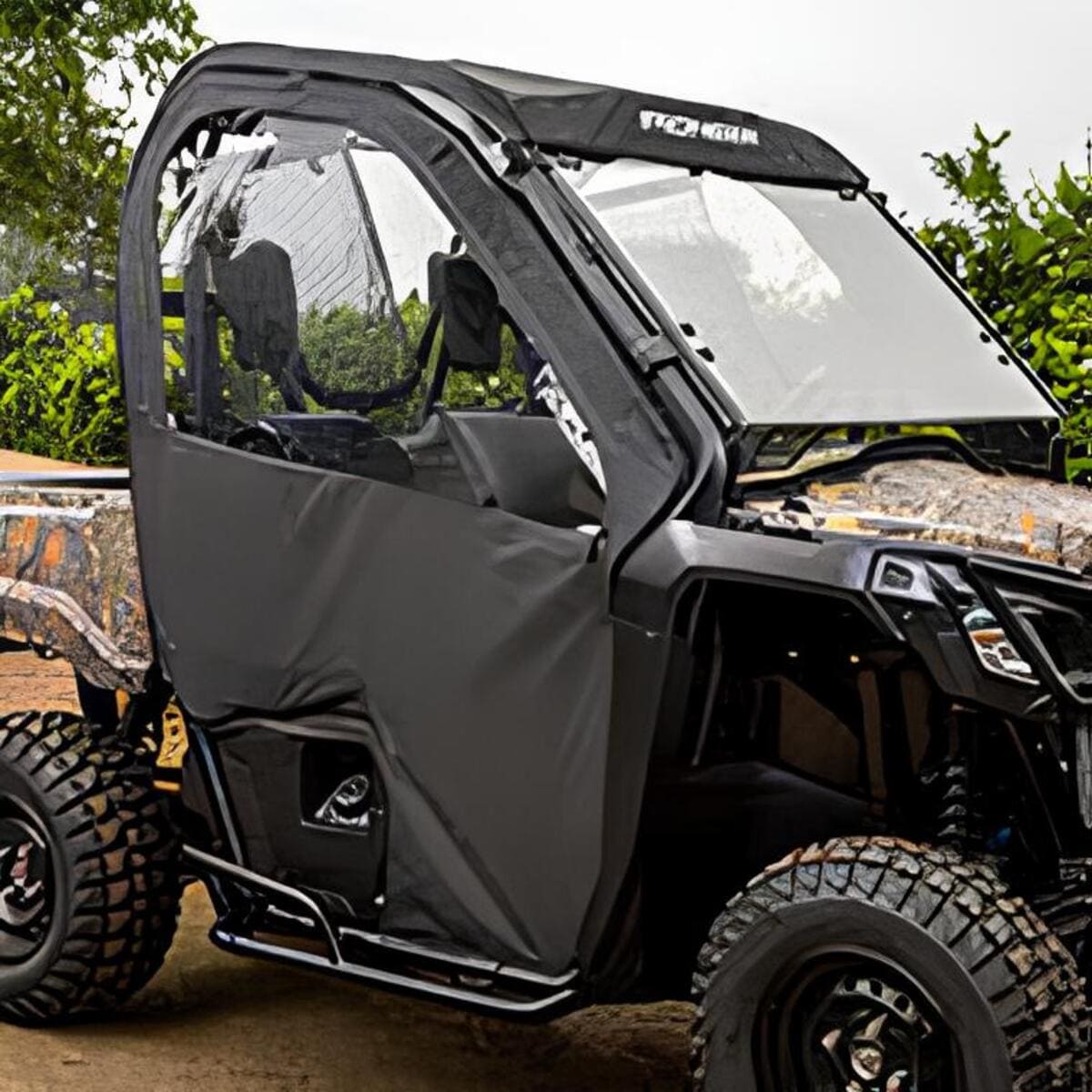 Honda '25 Pioneer 520 Black Fabric Doors