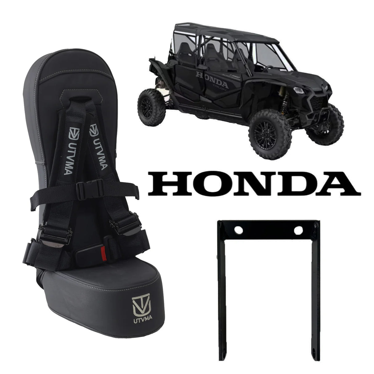 UTVMA Honda Talon 4 Rear Bump Seat (2020 - 2025)