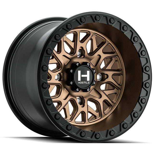 Hostile H133 Glamis 4 Lug UTV Wheel - Matte Bronze
