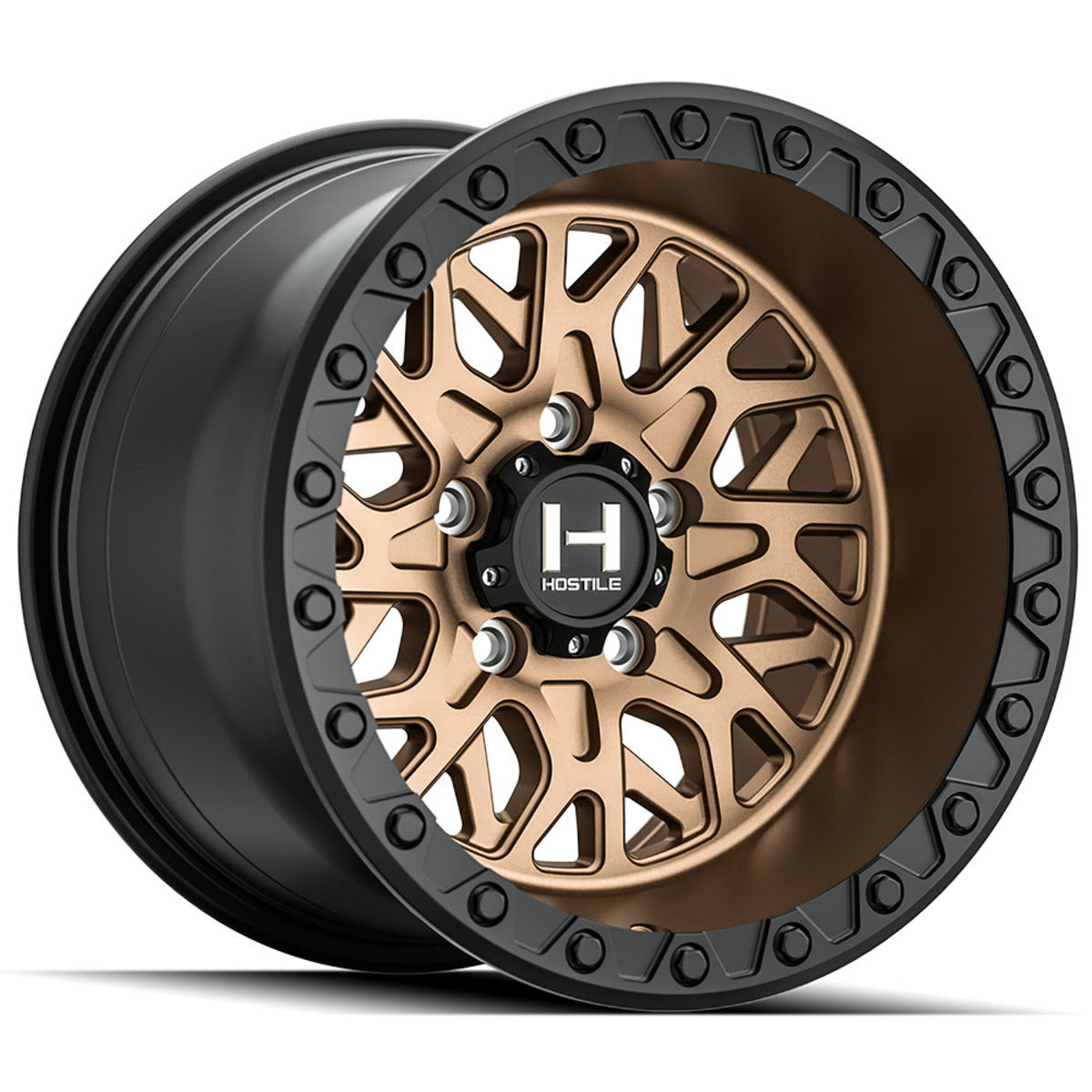 Hostile H133 Glamis 5 Lug UTV Wheel - Matte Bronze