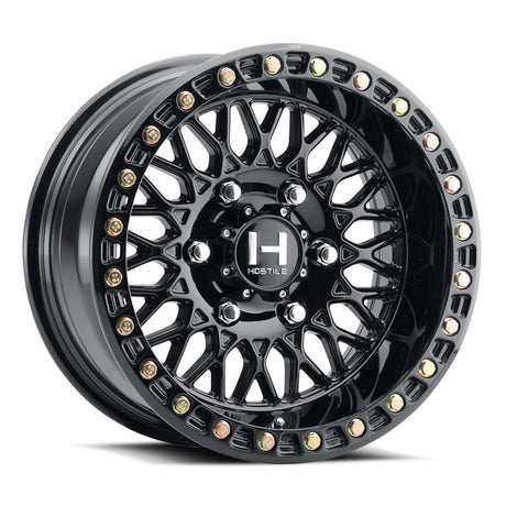 Hostile H201 Jackal 6 Lug Wheel - Gloss Ashpalt