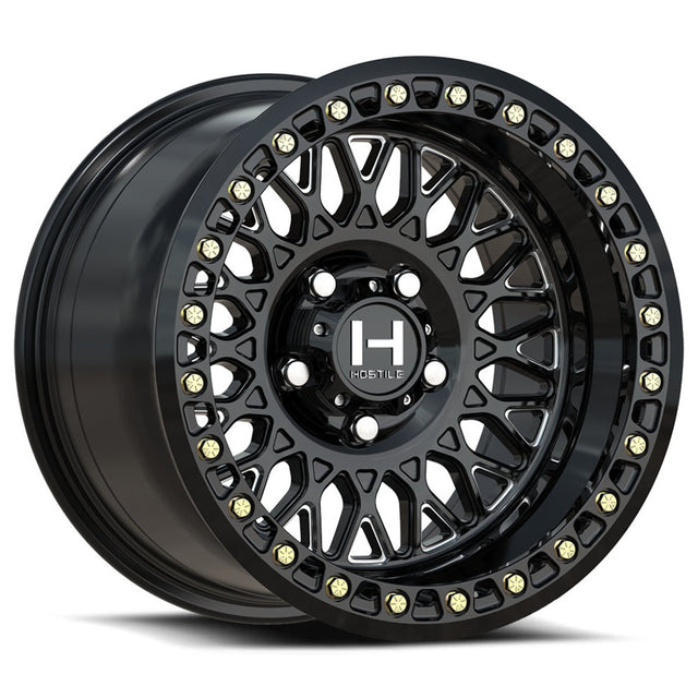 Hostile H301 Jackal 6 Lug Beadlock - Blade Cut