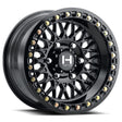 Hostile H301 Jackal 6 Lug Beadlock - Gloss Ashpalt