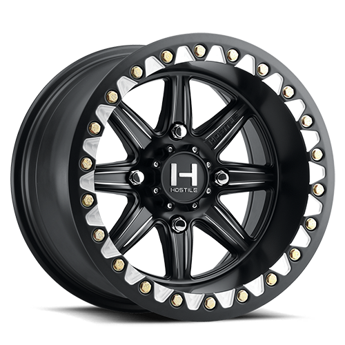 Hostile H309 Alpha Beadlock Wheel - Asphalt