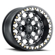 Hostile H325 Prismo Spoke UTV Wheel with Beadlock - Satin Black Milled