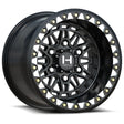 Hostile H350 Apex 6 Lug Beadlock Wheel - Satin Asphalt