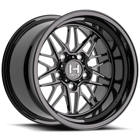 Hostile HF26 Gecko 5 Lug UTV Wheel - Gloss Black