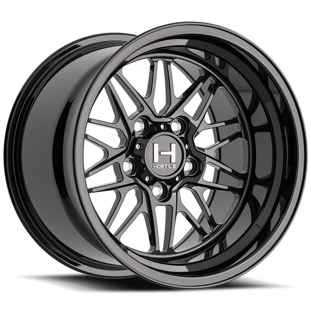 Hostile HF26 Gecko 5 Lug UTV Wheel - Gloss Black