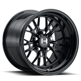 Hostile HF28 Hurricane Wheel - Asphalt (Gloss Black)