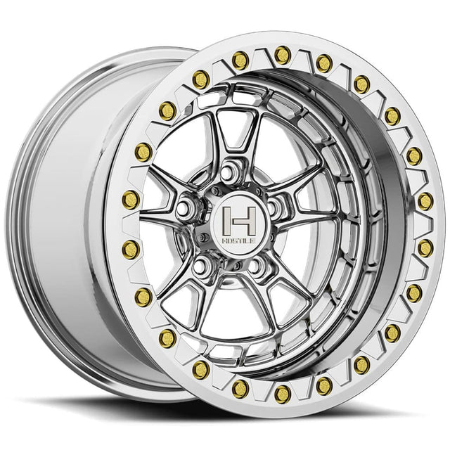 Hostile HF32 Forged Rival Beadlock Wheel - Polished