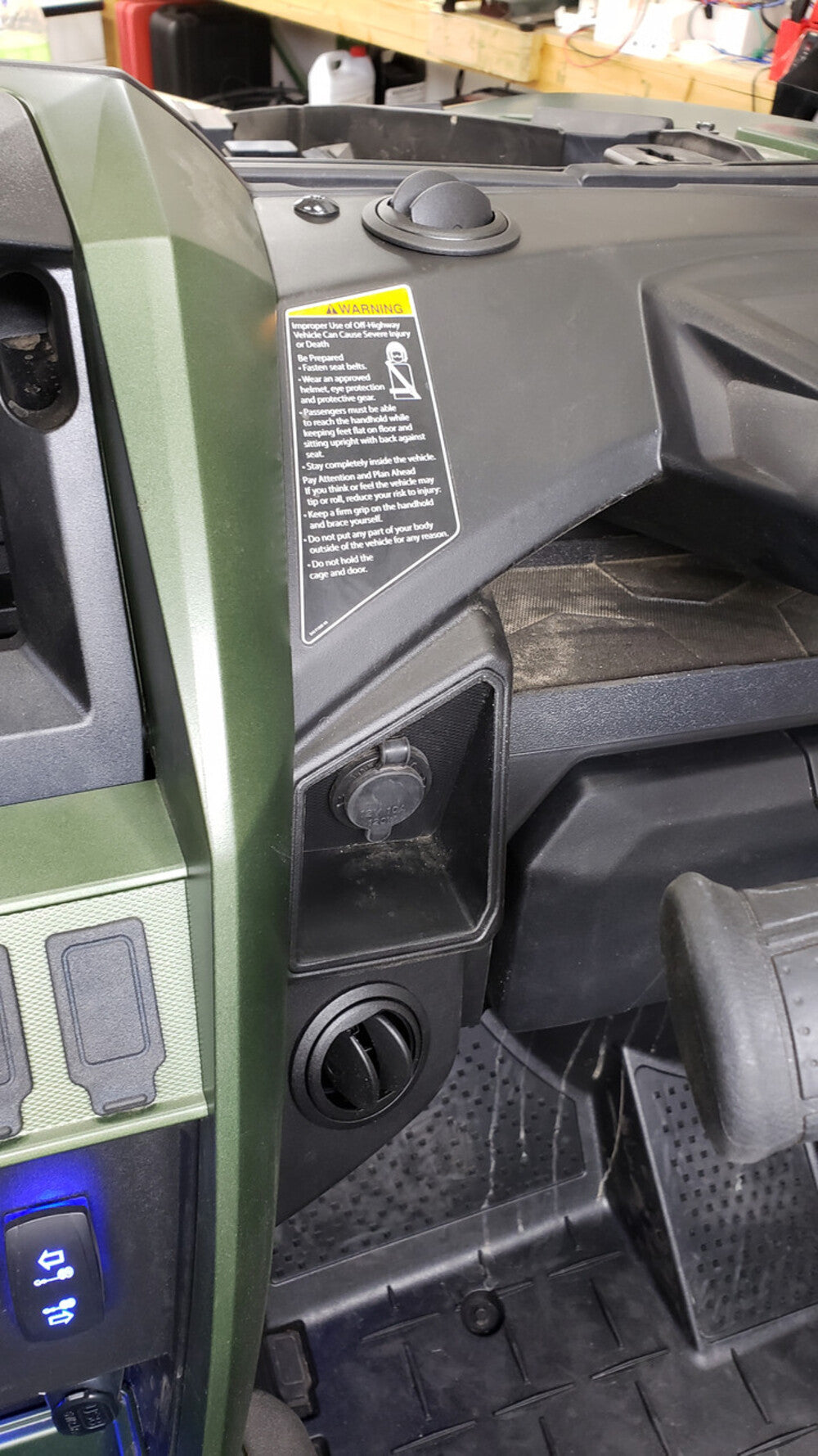 Ice Crusher Heater '20-'24 Yamaha Wolverine RMAX Cab Heater With Defrost