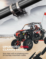 Kemimoto Honda  Pioneer 1.5-2 in Roll Fit UTV Bars Windshield