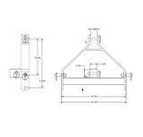 Impact Implements Pro 3-Point Adapter to 2" Receiver Hitch