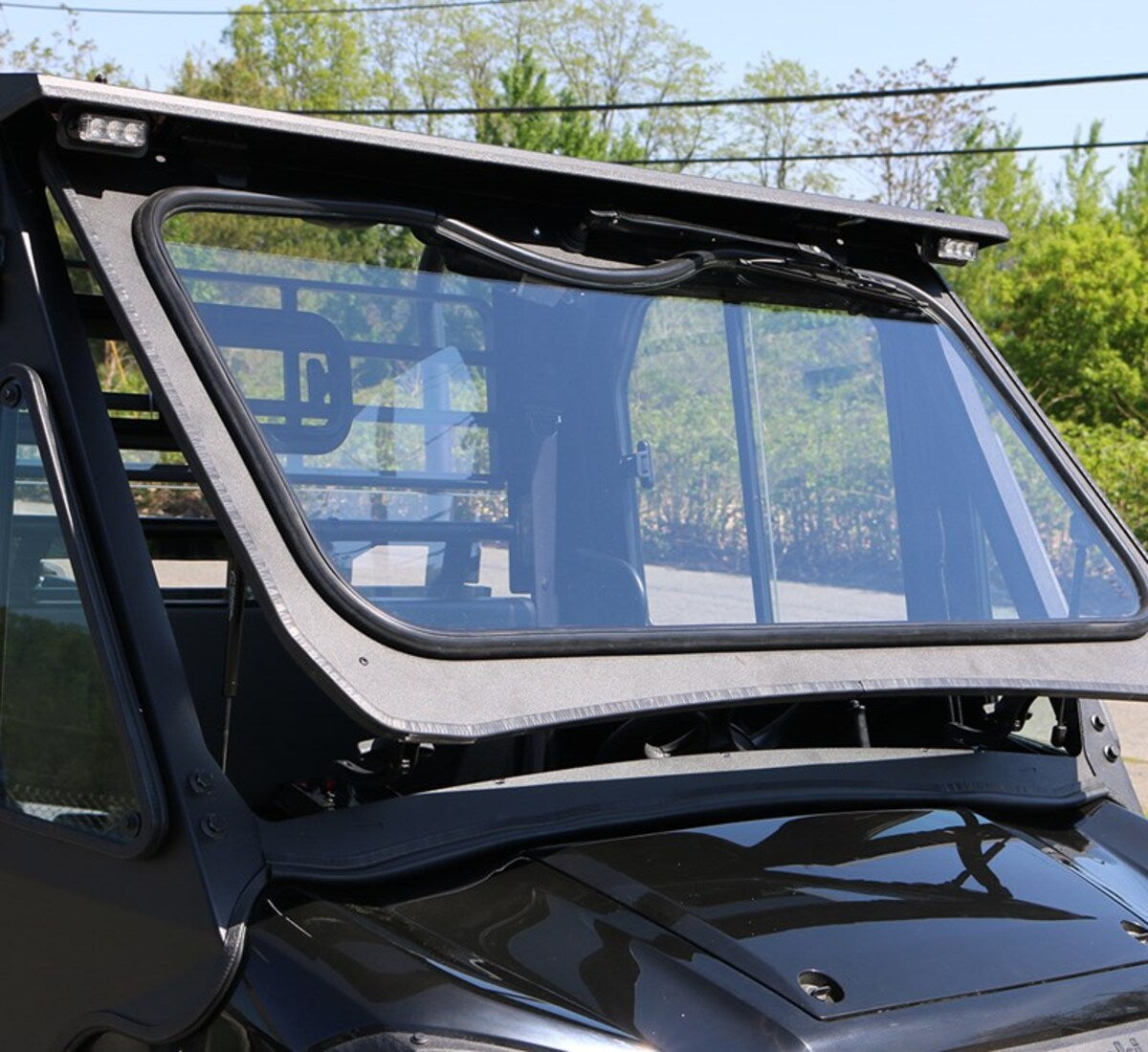 Kawasaki '25 Mule Pro-DX EPS Hard Cab Enclosure w/ AS1 Glass Windshield by Curtis Cabs