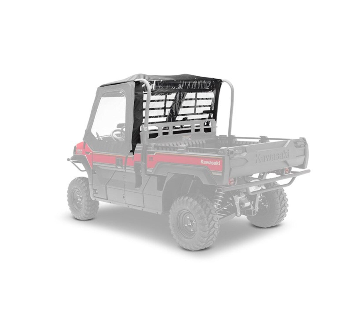 Kawasaki '25 Mule Pro-DX EPS Soft Cab Enclosure & Black Roof & Back