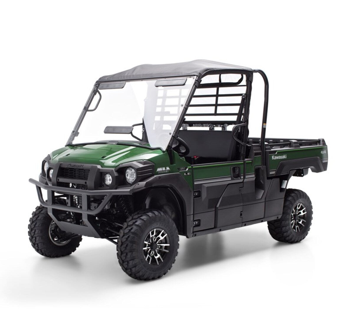 Kawasaki '25 Mule Pro-DX EPS Soft Cab Enclosure & Black Roof & Back