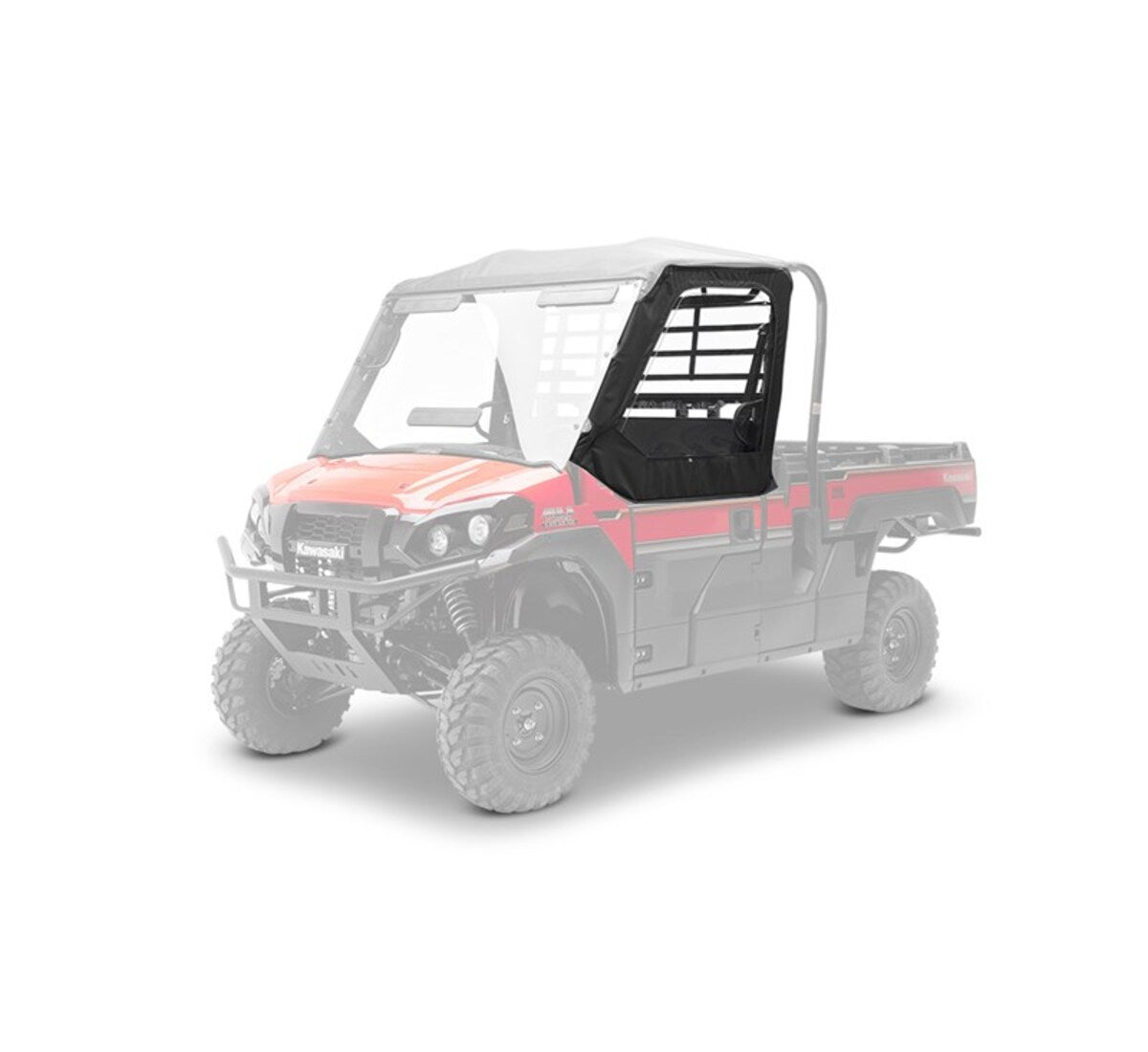 Kawasaki '25 Mule Pro-DX EPS Soft Cab Enclosure & Black Soft Door Set