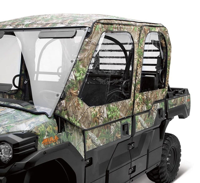 Kawasaki '25 Mule Pro-DXT EPS Soft Cab Enclosure, Roof and Back, Real tree XTRA Green
